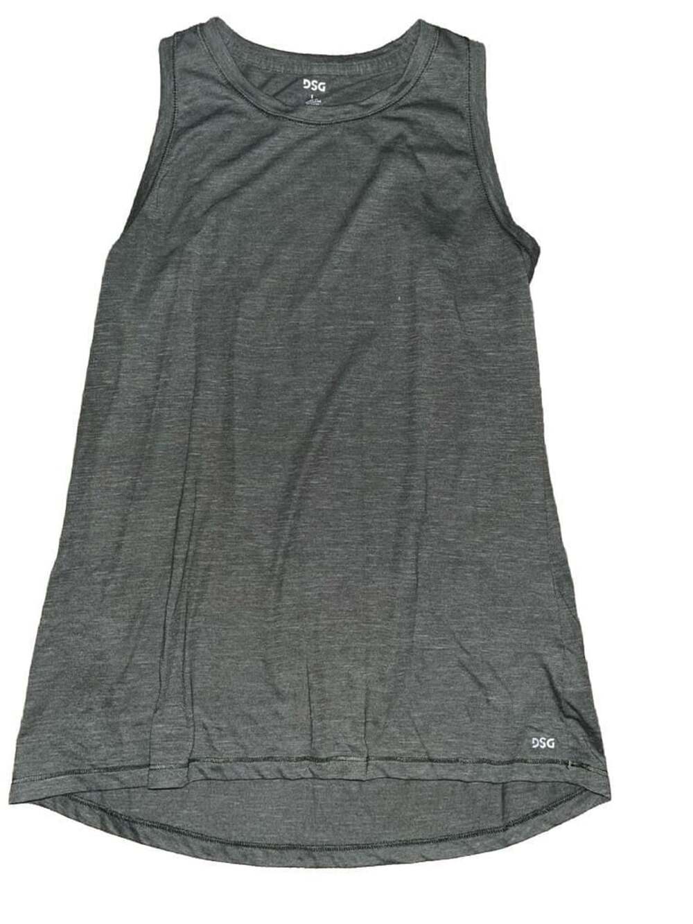 DSG Women's Dark Gray Sleeveless Active Tank Top Size L